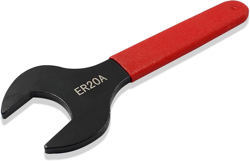 Moicstiy Collet Chuck Wrench Spanner for ER20A Clamping Nut with Red Non-slip Handle - Image 1
